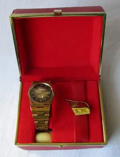 Ehrengeschenk IX. Parteitag der SED Glashütte Spezimatic Kaliber 75 (164132)