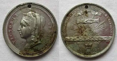 Jubiläumsmedaille Queen Victoria Regierungsjubiläum 1837-1887 (165603)