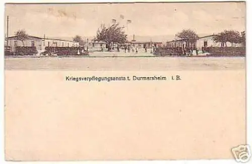 12254 Ak Kriegsverpflegungsanstalt Durmersheim um 1915