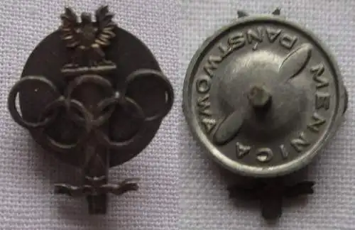 Teilnehmerabzeichen NOC Olympisches Komitee Polen Fackel (165940)