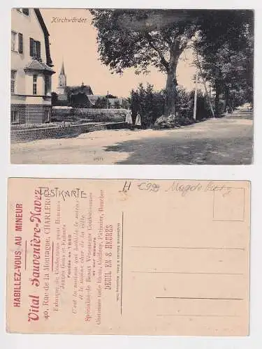 75535 Ak Kirchwärder - Vital Sauvenière-Navez Herrenkonfektion gegr. 1880