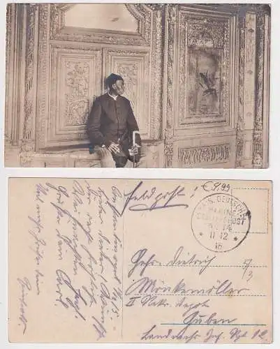 75086 Feldpost AK Constantinople - Viaux Sérail, Marine Schiffspost 1915