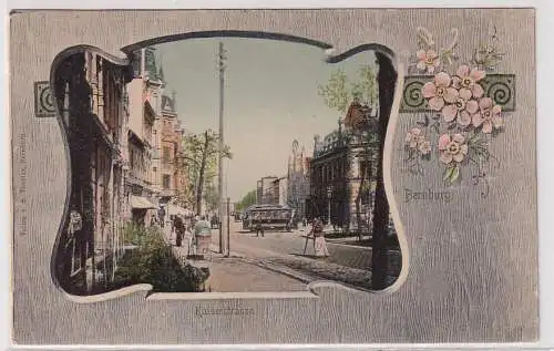 91718 Jugendstil Ak Bernburg Kaiserstrasse 1908