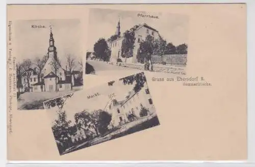 905347 Mehrbild Ak Gruß aus Sommerfrische Ebersdorf Reuss 1913