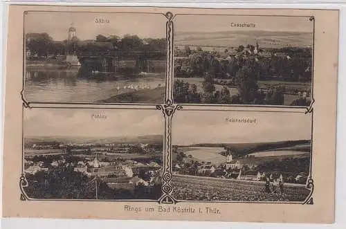 906880 AK Rings um Bad Köstritz - Silbitz, Caaschwitz, Pohlitz, Reichartsdorf