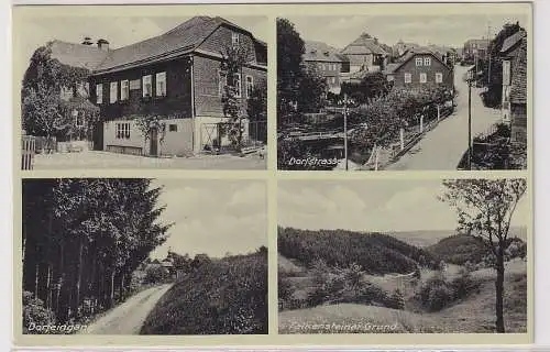 17887 AK Grossgeschwenda - Gasthaus zum grünen Baum, Dorfstrasse 1936