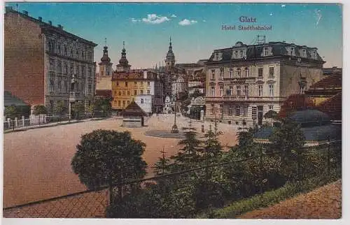 71863 AK Glatz (Kłodzko) - Hotel Stadtbahnhof