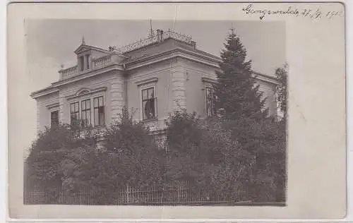 63207 Foto AK Gorgswalde (Jiříkov) - Stadtvilla 1917