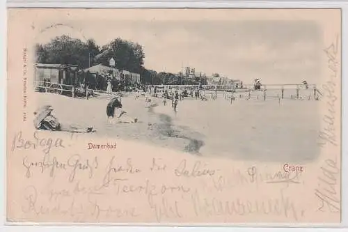 19838 AK Ostseebad Cranz (Selenogradsk) - Damenbad, Stengel & Co. Dresden 1900