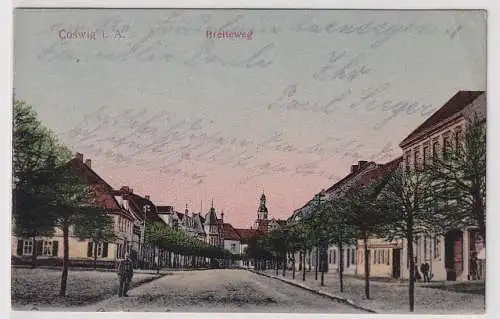 25902 Ak Coswig i.A. Breiteweg 1907