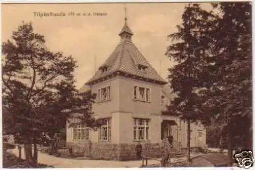 19754 Ak Töpferbaude 578 m über der Ostsee um 1915