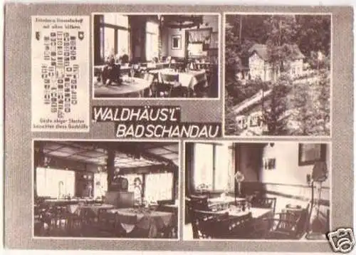 12934 Mehrbild Ak Bad Schandau "Waldhäusl" 1965