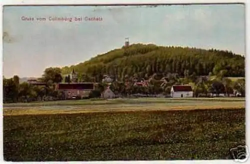 08779 Ak Gruss vom Collmberg bei Oschatz um 1910