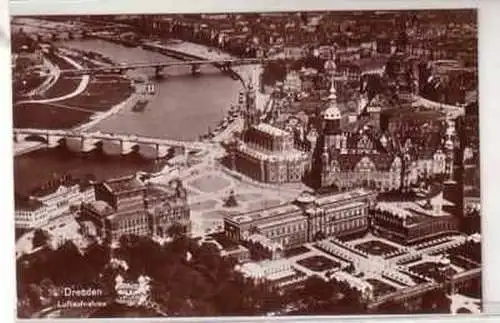 36994 Ak Dresden Luftaufnahme um 1930