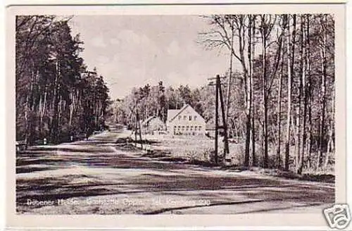 16038 Ak Dübener Heide Gaststätte Oppin um 1950