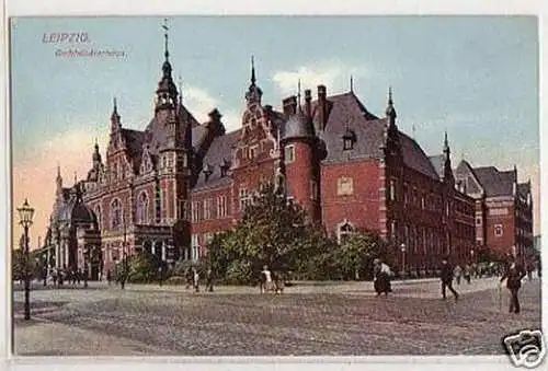 20016 Ak Leipzig Buchhändlerhaus um 1910