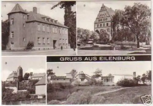 11870 Mehrbild Ak Eilenburg Postamt usw. 1983