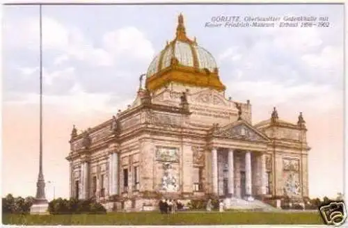 27908 Ak Görlitz Oberlausitzer Gedenkhalle um 1910
