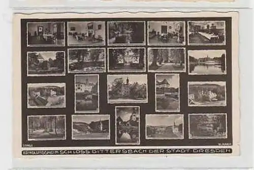 32757 Ak Erholungsheim Schloß Dittersbach um 1940