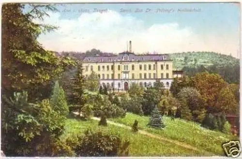 27148 Ak Aue im sächsischen Erzgebirge Heilanstalt 1911