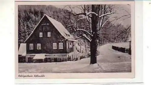 39228 Ak Waldgasthaus Höllmühle bei Penig um 1940