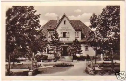 21599 Ak Langenhessen bei Werdau HO Gaststätte 1954