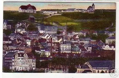 17436 Feldpost Ak Hohenstein Ernstthal Totalansicht1917