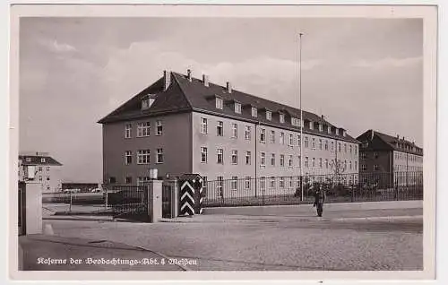 80080 Foto Ak Meißen Kaserne der Beobachtungs-Abt. 4, 1940
