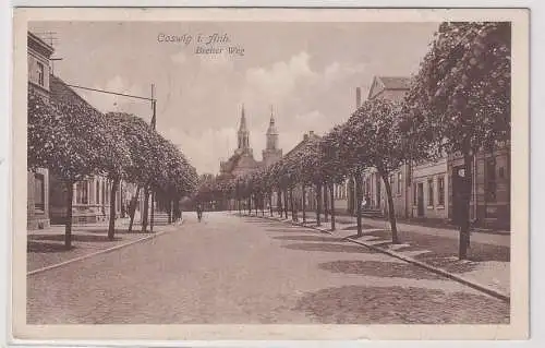 70154 Ak Coswig i.Anh. Breiter Weg 1916