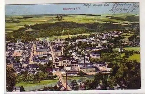 28527 Ak Elsterberg im Vogtland Totalansicht 1928