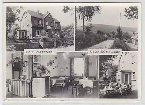 67256 Mehrbild Ak Neukirch Lausitz Cafe Valtental 1986