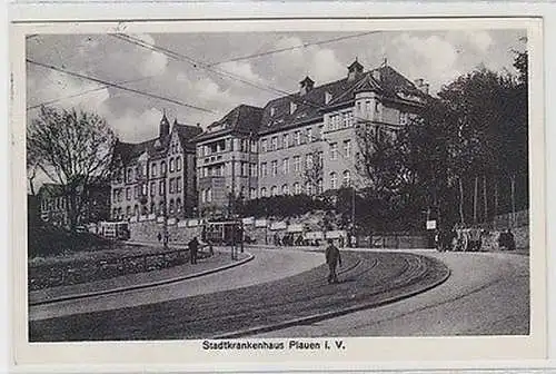 65904 Ak Stadtkrankenhaus Plauen im Vogtland 1935