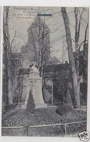 35686 Ak Freiberg in Sachsen Werner Denkmal um 1910