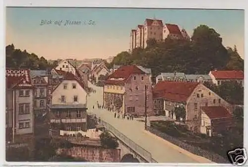 35071 Ak Blick auf Nossen in Sachsen um 1910