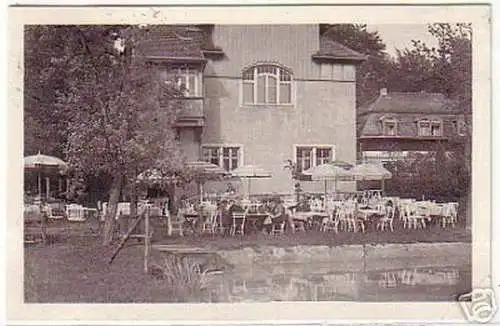 11407 Ak Dresden Heidegaststätte Fischhaus 1937