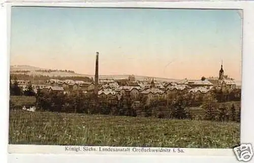27531 Ak Kgl. Sächs. Landesanstalt Großschweidnitz 1912