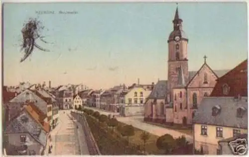 15201 Feldpost Ak Meerane Neumarkt 1939