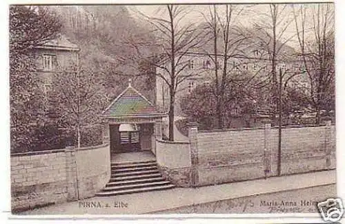 32305 Ak Pirna an der Elbe Maria Anna Heim 1928