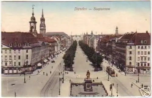 18521 Ak Dresden Hauptstrasse 1912