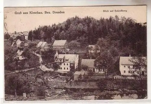 59978 Ak Kirschau Bezirk Dresden Blick auf Schloßberg 1929