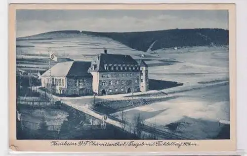 88337 AK Oberwiesenthal - Kreisheim Deutsche Turnerschaft mit Fichtelberg 1934