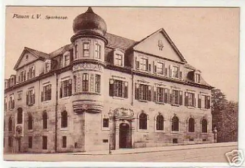 15146 Ak Plauen im Vogtland Sparkasse um 1910