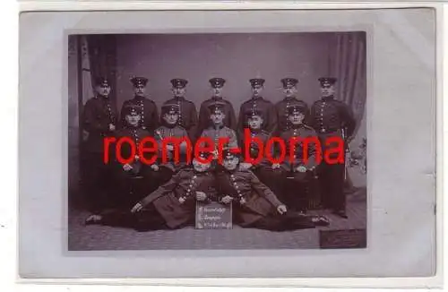 75412 Foto Ak Chemnitz 15. Infanterie Regiment Nr.181, 1911