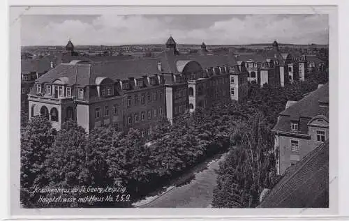 86061 Feldpost Ak Leipzig Krankenhaus zu St. Georg Hauptstraße 1940