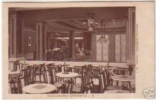 18579 Ak Chemnitz in Sa. Reichs Kaffee 1927