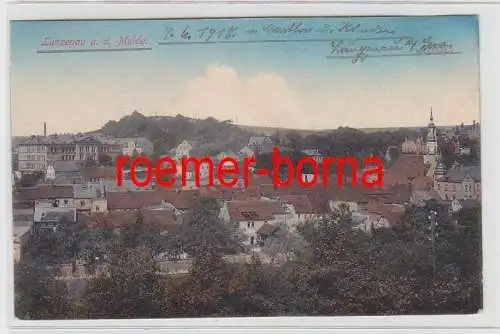 75012 Feldpost Ak Lunzenau an der Mulde Totalansicht 1918