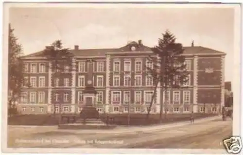 28859 Ak Hartmannsdorf b. Chemnitz Schule um 1940