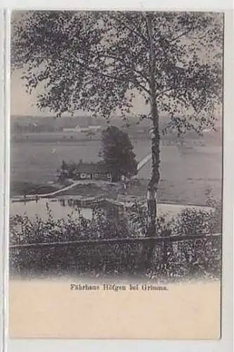 34765 Ak Fährhaus Höfgen bei Grimma 1907