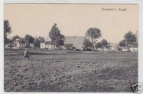 34926 Ak Hermsdorf im Erzgebirge Totalansicht um 1920