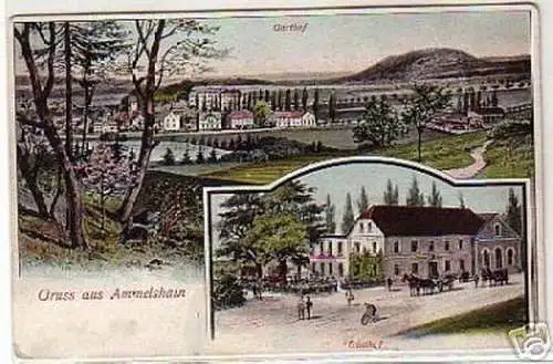 03412 Ak Gruß aus Ammelshain Gasthof 1910